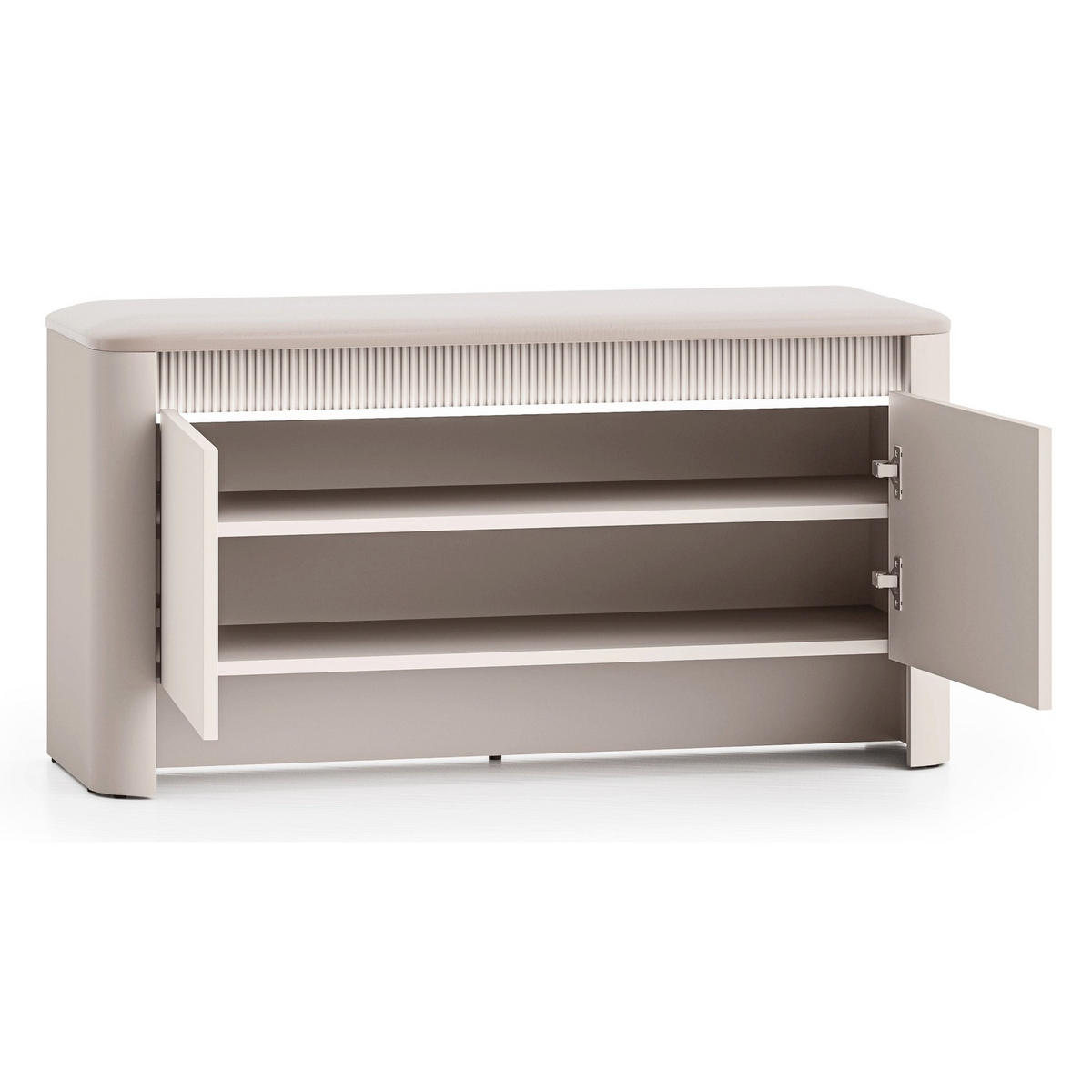 SCHUHSCHRANK Crupet Taupe 102 cm - Taupe, Holzwerkstoff (102/55/34cm) - Homebook