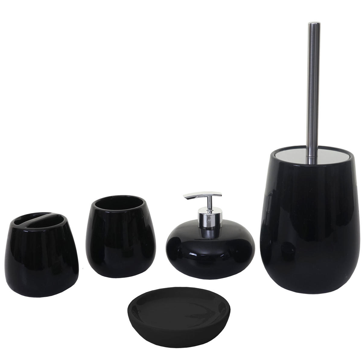 BADSET Schwarz - Schwarz, Keramik (12/33/12cm) - MCW