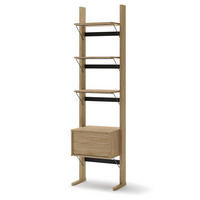 STANDREGAL Ollie Eichenholzoptik 52 cm - Eichefarben, Holzwerkstoff (52/193/18cm) - Selsey