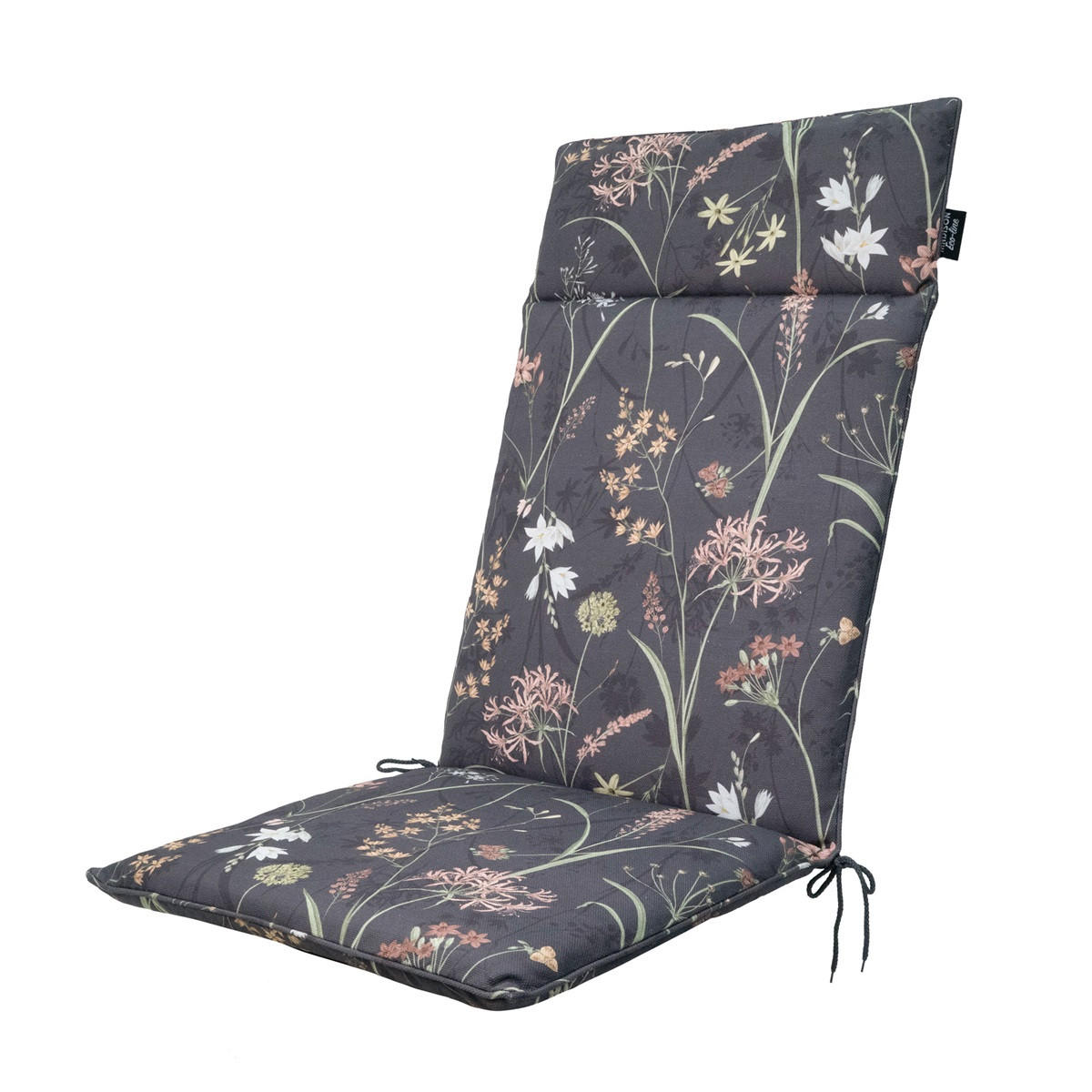 GARTENSTUHLKISSEN Canvas 120/50 cm 4er-Set - Grau, Textil (50/8/120cm) - Madison