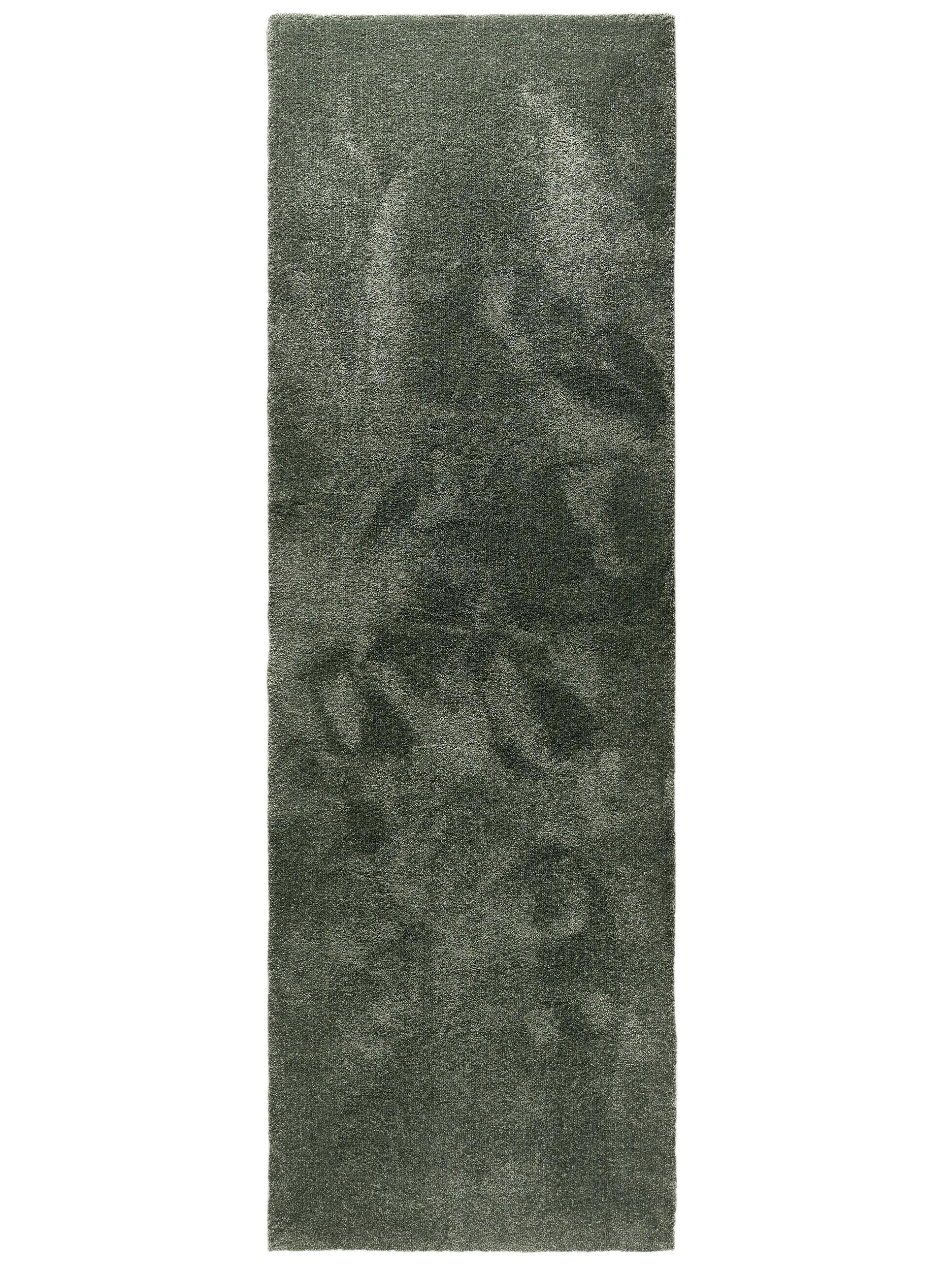 HOCHFLORTEPPICH Melvin waschbar 80/250 cm - Grün, Kunststoff (80/250cm) - benuta Nest