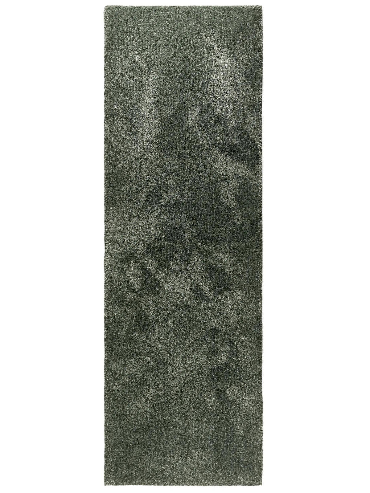 HOCHFLORTEPPICH Melvin waschbar 80/250 cm - Grün, Kunststoff (80/250cm) - benuta Nest