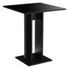 KÜCHENTISCH Lindesnes - Schwarz Hochglanz, Holzwerkstoff (65/65/78cm) - [en.casa]