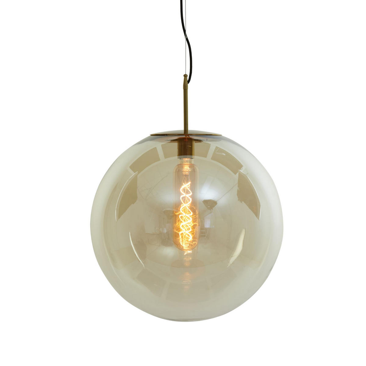 HÄNGELAMPE Medina Gold Ø48/48 cm - Goldfarben, Glas (48/48/48cm) - Light & Living
