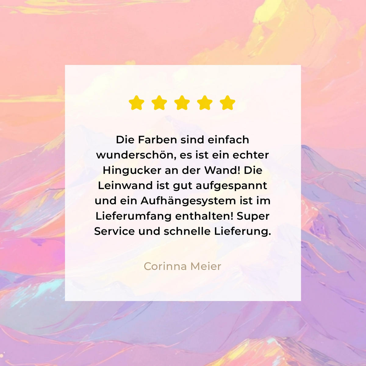 LEINWANDBILD Berggipfel - Wolken - Verträumt XXL 150x100 cm - Hellrosa, Textil (150/100cm) - MuchoWow