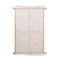 BERBERTEPPICH aus reiner Wolle 162x 263 cm - Gelb, Naturmaterialien (162/263cm) - AFK Living