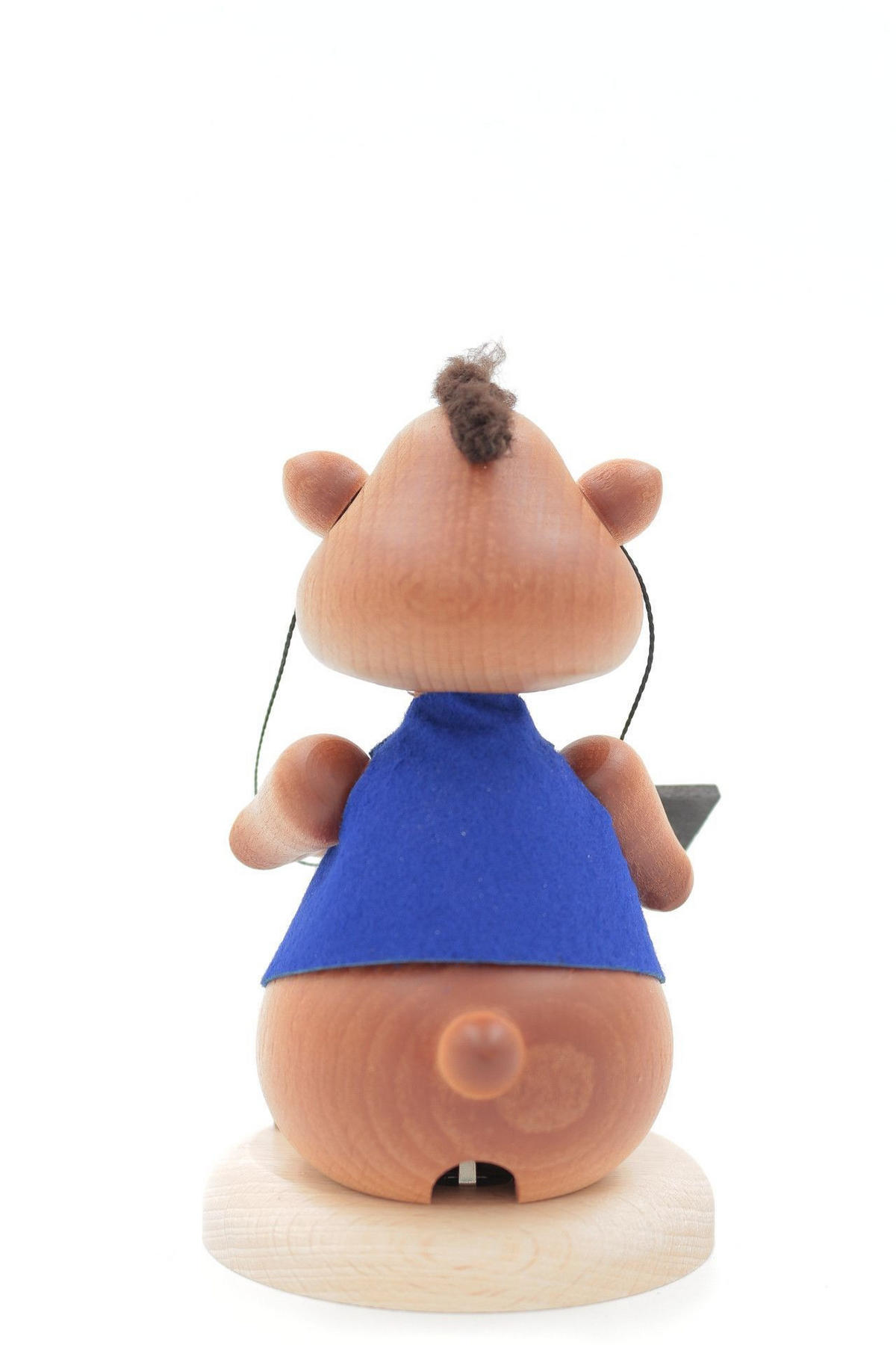 RAUCHFIGUR Hamster Computerfreak 13 cm - Multicolor, Holz (8/13/0.1cm)