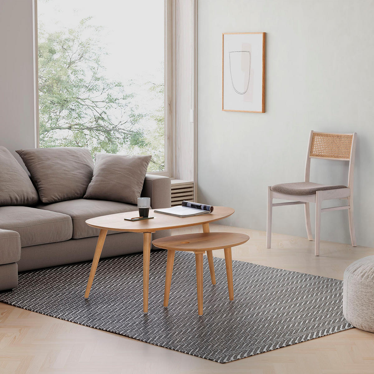 STUHL-SET 2 Vilma Weiß Wash, Massivholz - Weiß, Holz (45/83/54cm) - VS Venta-stock