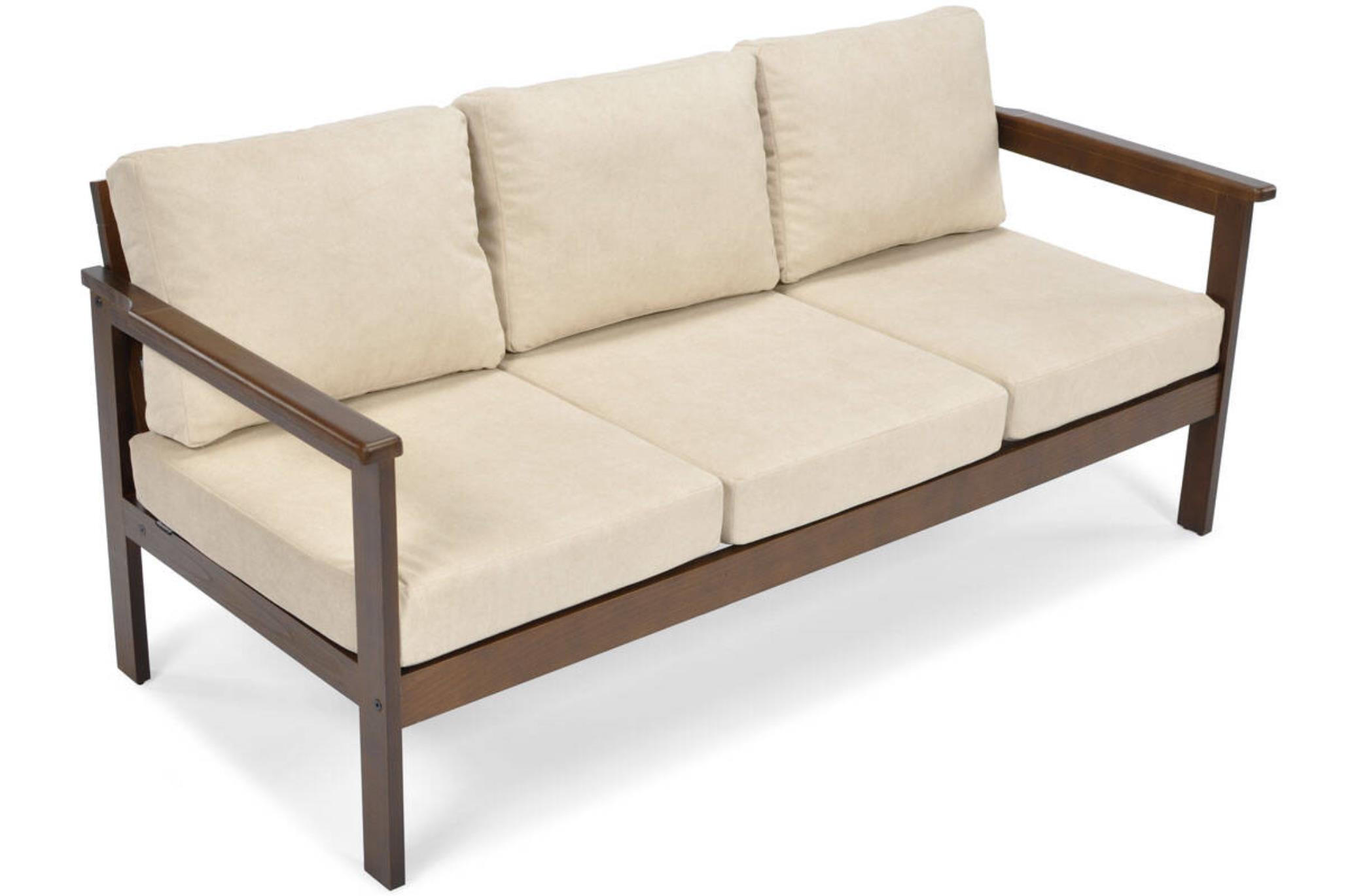 Thumbnail - Bettso Gartensofa, Beige, Holzwerkstoff, 164x70x70 cm, Loungemöbel, Gartensofas