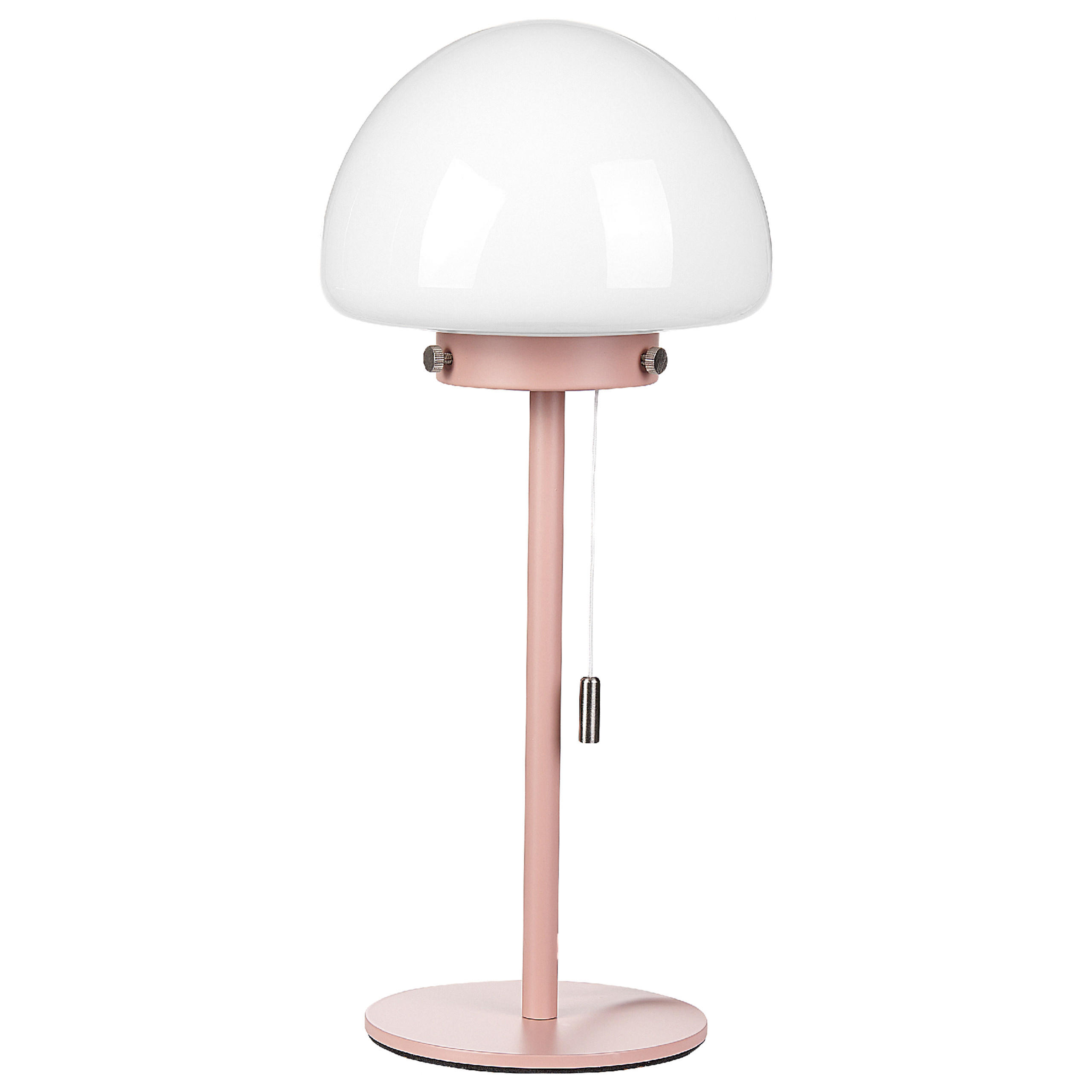 TISCHLAMPE Moruga 17/17/39 cm - Pink, Glas (17/13/39cm) - Beliani