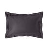 KISSENBEZUG Stehsaum Premium, Ägyptische Baumwolle, Fadendichte 1000 - Anthrazit, Textil (48/74cm) - Homescapes