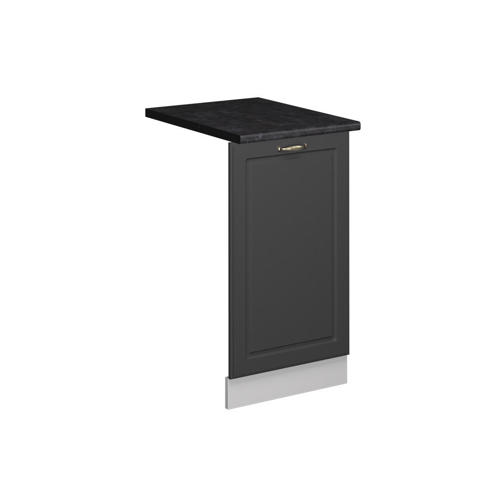 DISKMASKINENS FRONTPANEL Fame-Line Herrgård i antracitguld 45 cm , AP Antracit Antracit, Vit 81.8/45/60 cm