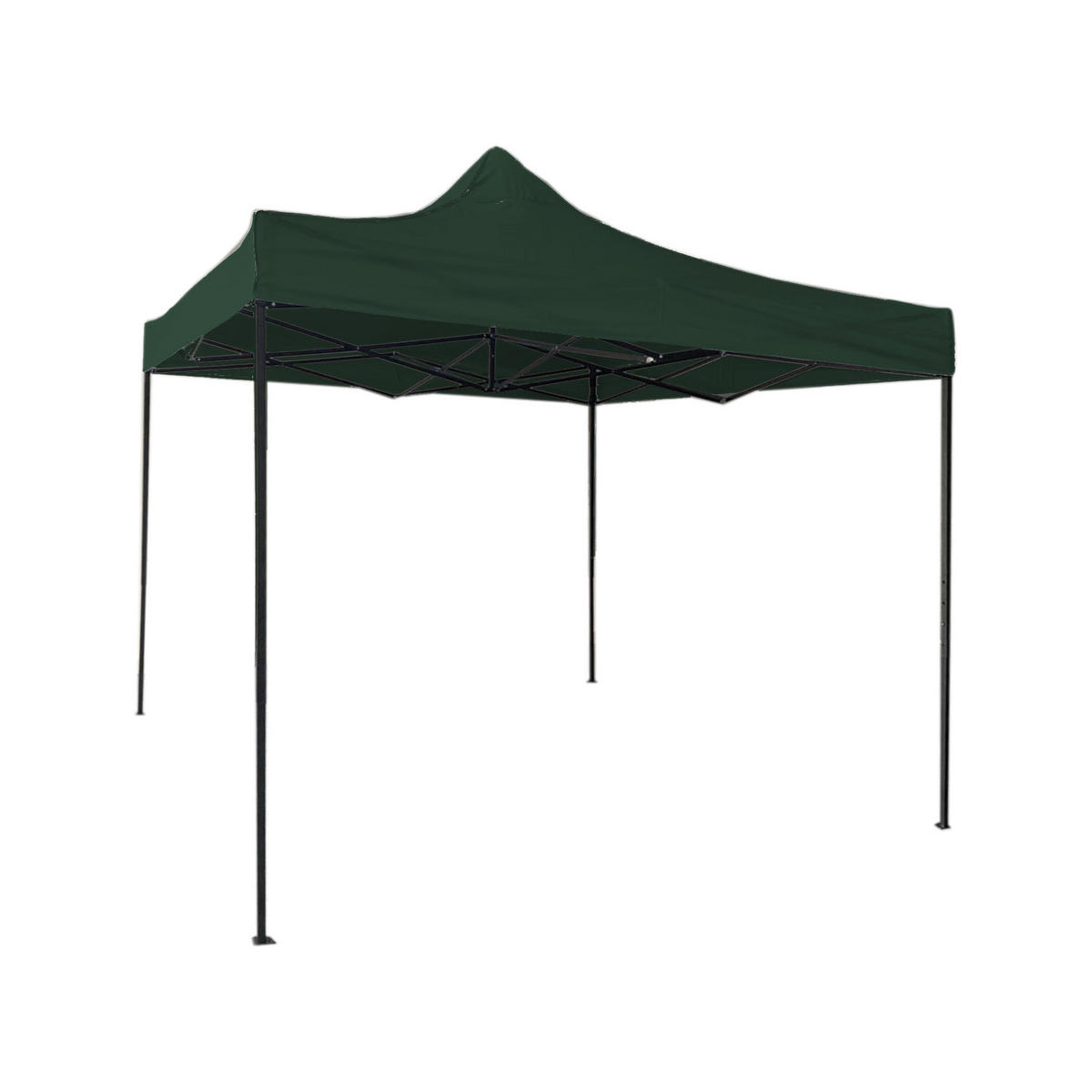 FALTPAVILLON Grün 300/300/310 cm - Grün, Metall (300/310/300cm) - Mobili Rebecca
