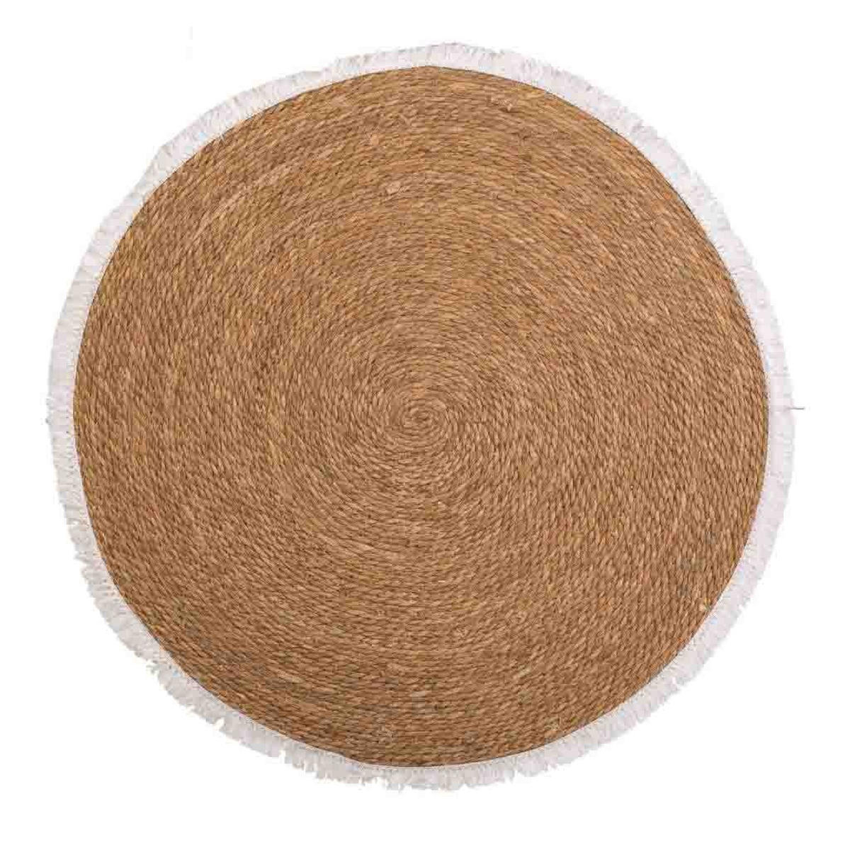 NATURFASERTEPPICH braun handgewebt D100x1 cm - Braun, Naturmaterialien (100/100cm) - Wanderlust