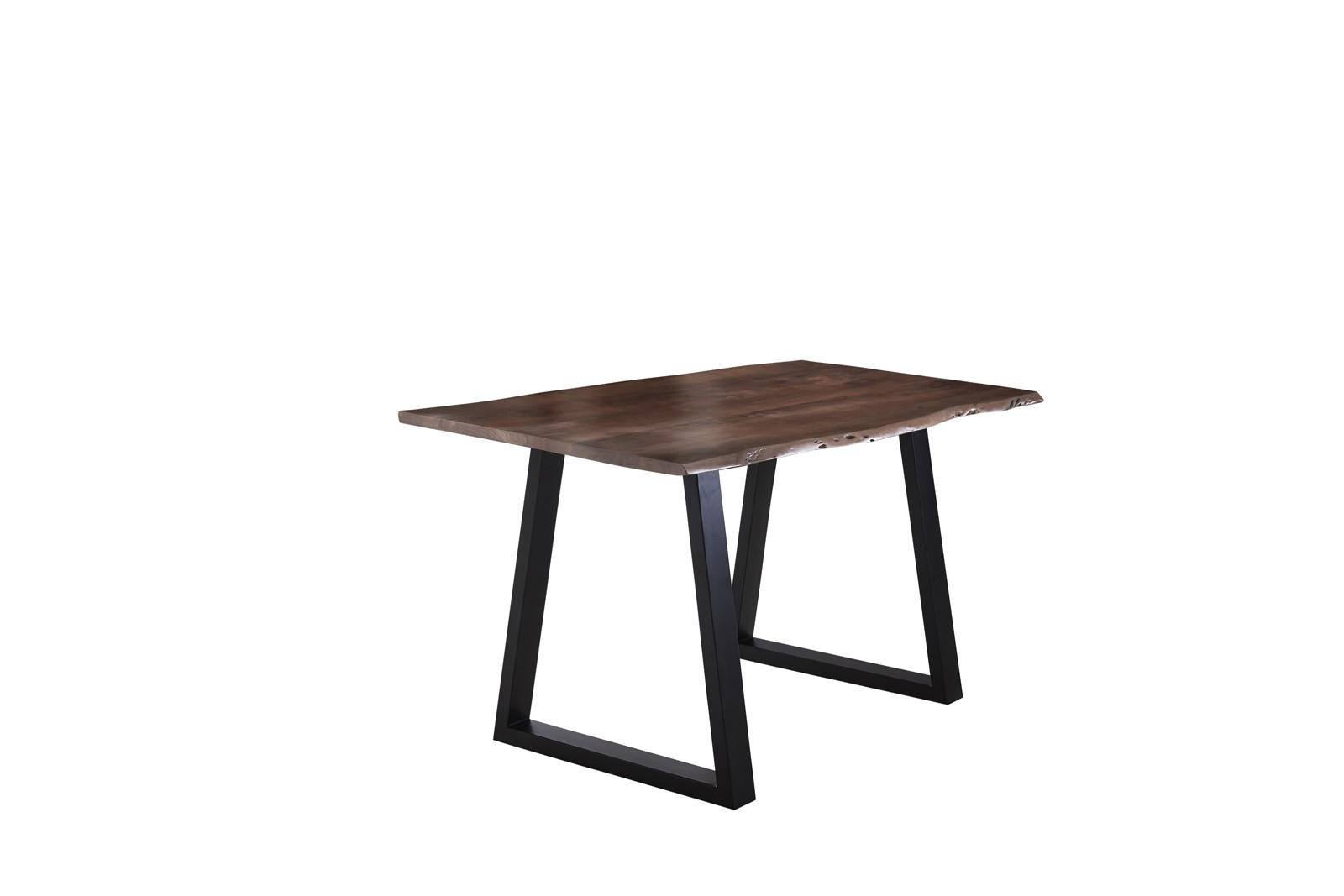 ESSTISCH LUBIN - Schwarz/Braun, Holz/Metall (85/160/77cm) - SAM