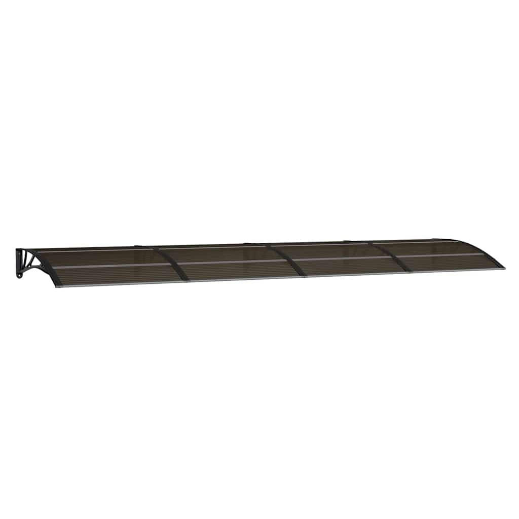 vidaXL Türvordach Schwarz 100x400 cm