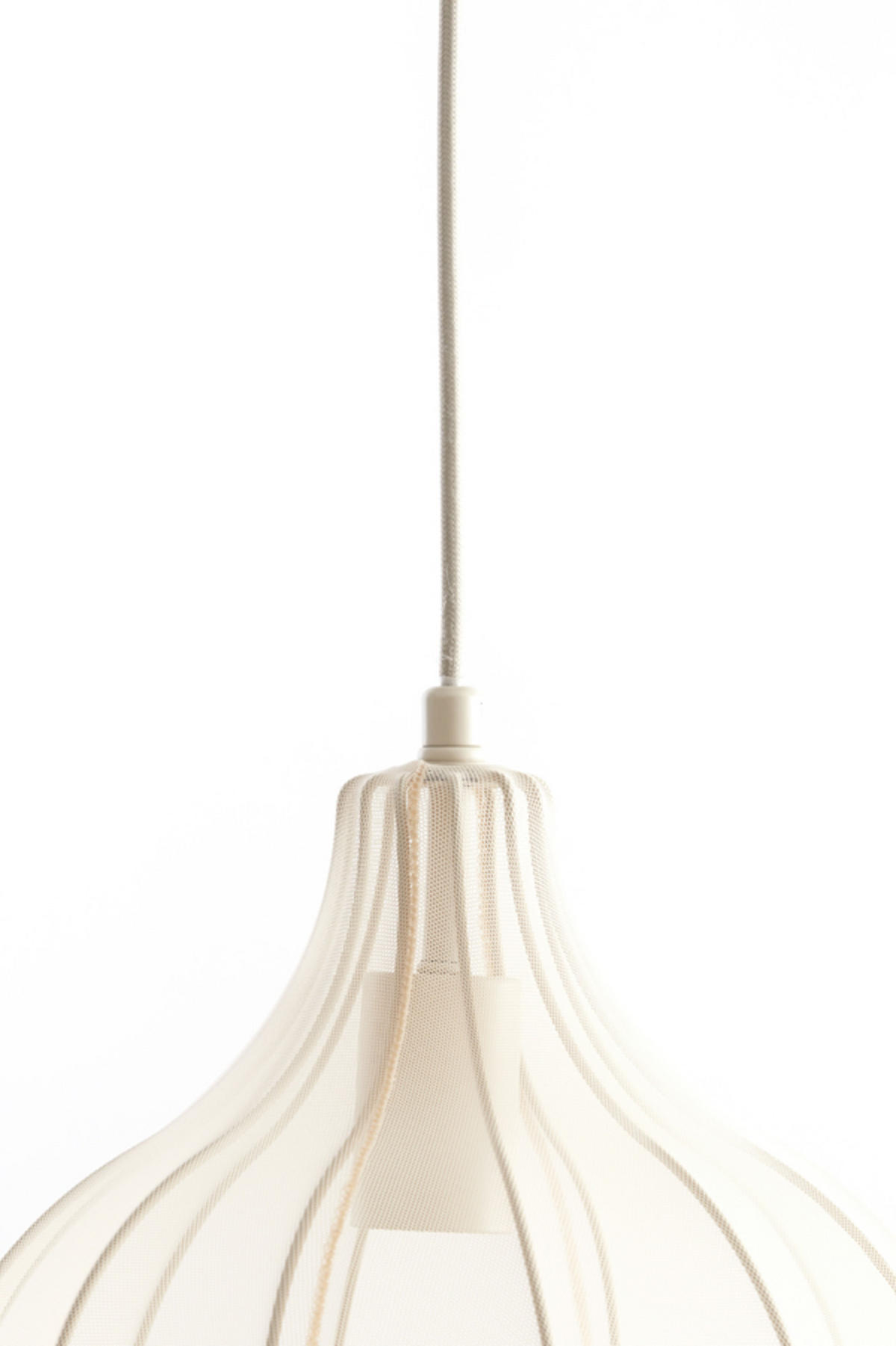 HÄNGELAMPE Elati Braun Ø29/31 cm - Braun, Textil (29/29/31cm) - Light & Living
