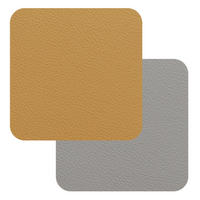 FLEXIMATS Untersetzer, 4er Set, 10x10cm, Senf/Grau - Grau, Textil (10/10cm) - Freeform