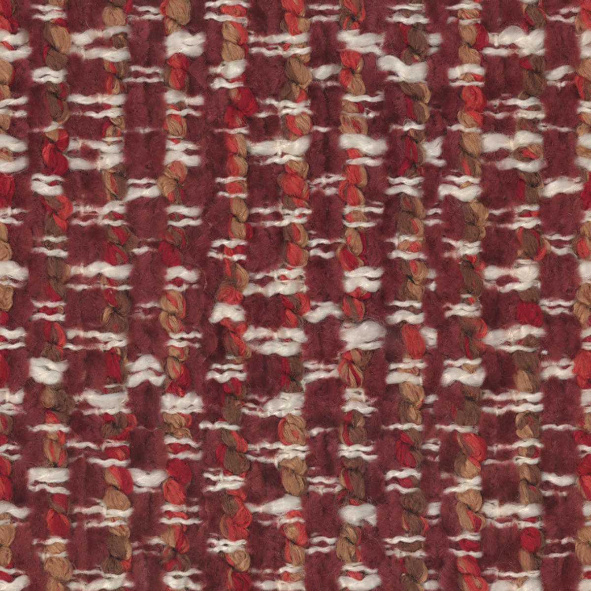 SOFA CLOUD mit schwarz Metallbeinen, Bordeaux - Bordeaux, Textil (235/98/107cm) - KS Home Concept