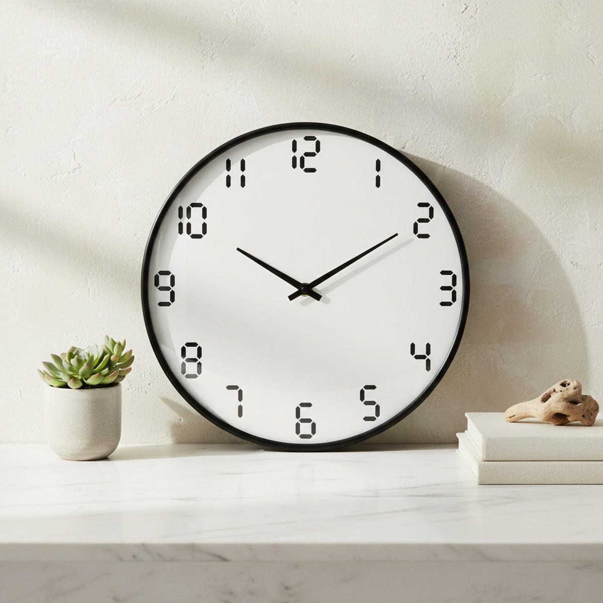 WANDUHR Ramsey Weiß 30/4/30 cm Kunstoff - Weiß, Kunststoff (30/30/4cm) - Mondex