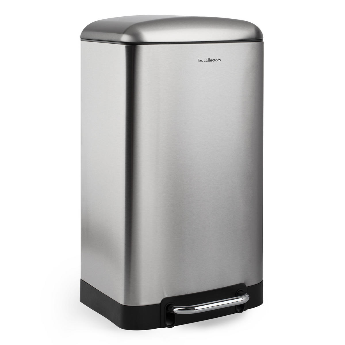 TRETMÜLLEIMER 30L - inox edition N°712 - Silberfarben, Metall (34/61.5/32.5cm) - Les Collectors