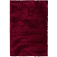 SUPER SOFT HOCHFLORTEPPICH LIVORNO - Weinrot, Textil (80/240cm) - Snapstyle