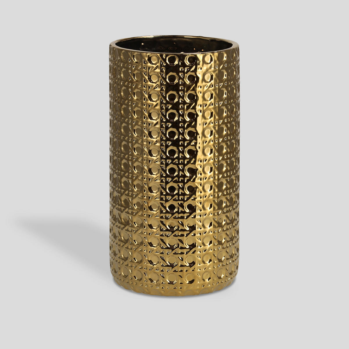 VASE Sylvi - Goldfarben, Stein (25cm) - home&you