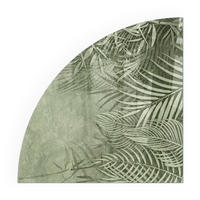 GLASPLATTE für Kamin 100x100 cm - Grün, Glas (100/100/0.4cm) - TULUP