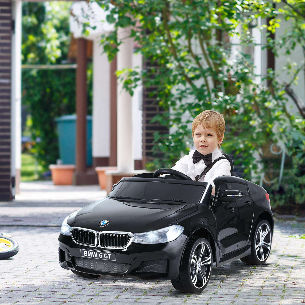 ELEKTRO-KINDERAUTO DE-12981 2,4G Fernbedienung Schwarz - Schwarz, Kunststoff (106/64/51cm) - ComfortXL