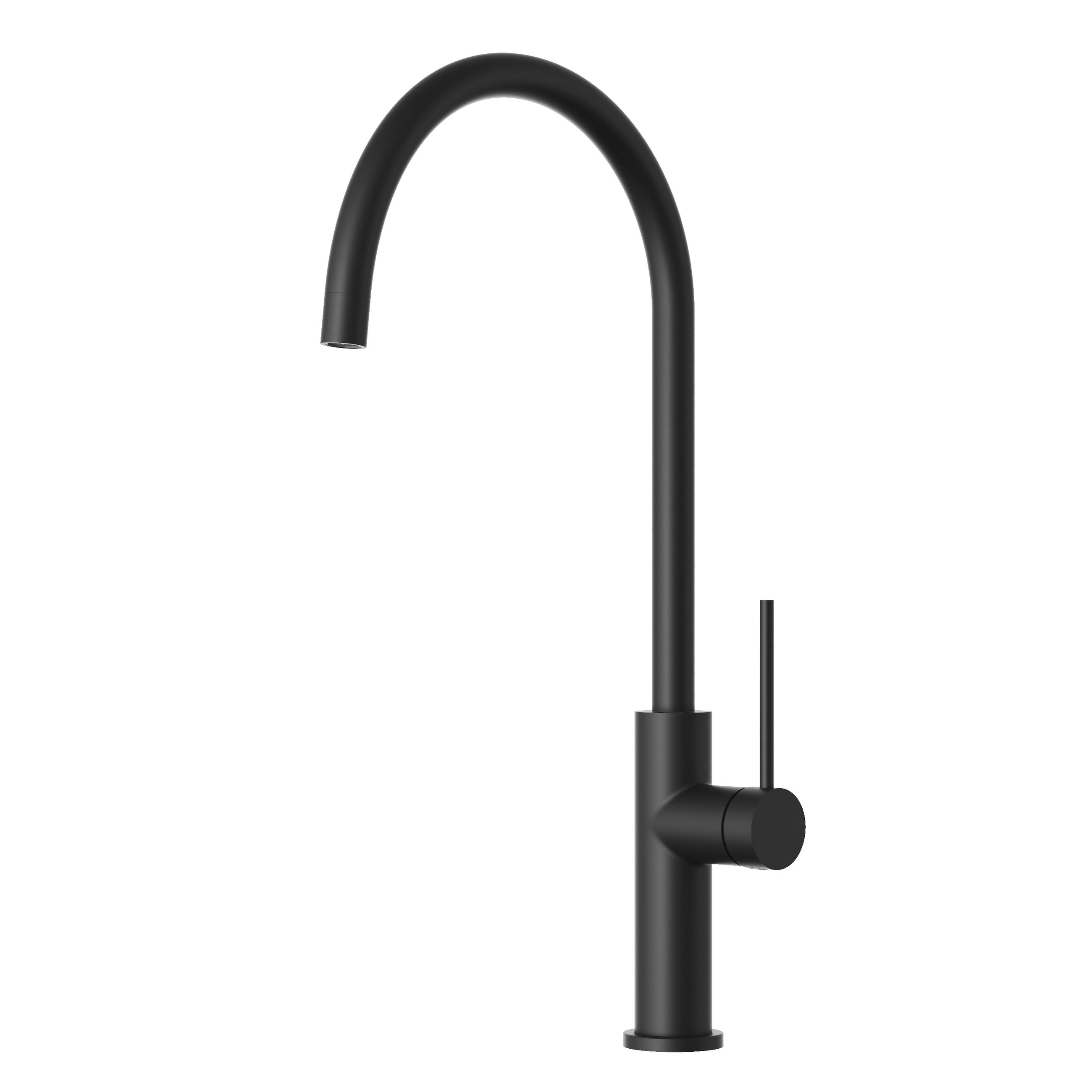 KÜCHENARMATUR Prestige SLIM Schwarz - Schwarz, Metall (23/42/23cm) - Granitan