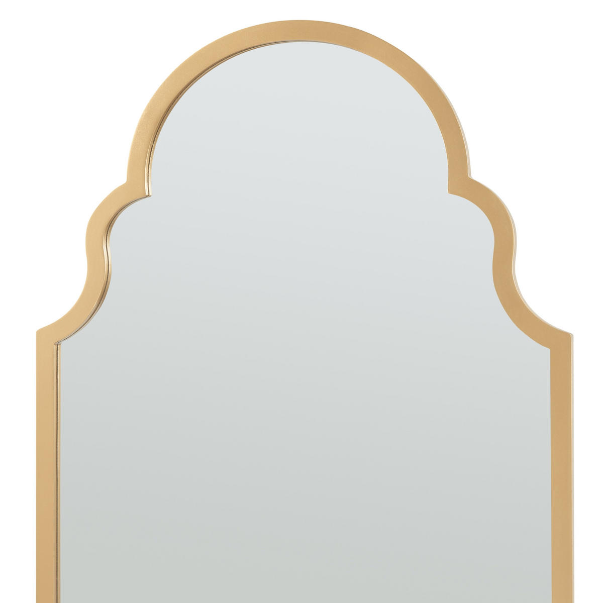 WANDSPIEGEL Hämeenkyrö - Goldfarben, Glas/Holzwerkstoff (60/2/90cm) - [en.casa]