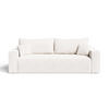SOFA 230/90/70 Creme Sivra - Creme, Kunststoff/Textil (230/70/90cm) - Graingold