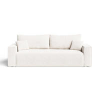 SOFA 230/90/70 Creme Sivra - Creme, Kunststoff/Textil (230/70/90cm) - Graingold