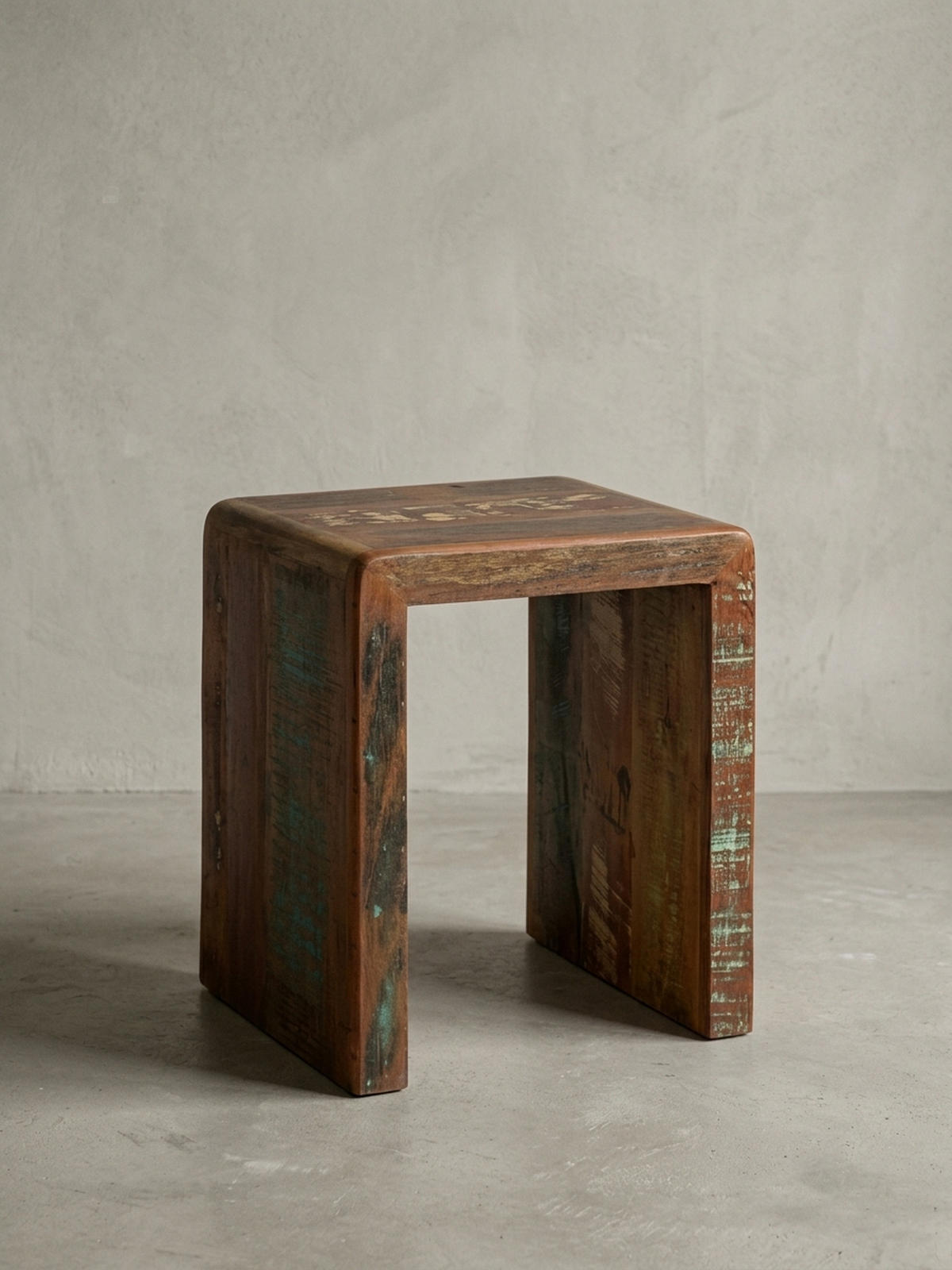 BEISTELLTISCH – Mango Massivholz Shabby Chic 30 kg belastbar - Braun, Holz (40/45/55cm) - KADIMA DESIGN