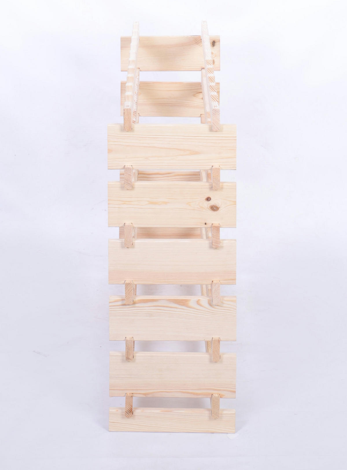 WEINREGAL VINOTECA FLEX PRO HxBxT 79x103x28cm 60 Flaschen auf 6 Ebenen Natur unbehandelt - Naturfarben, Holz (103/79/28cm) - PROREGAL