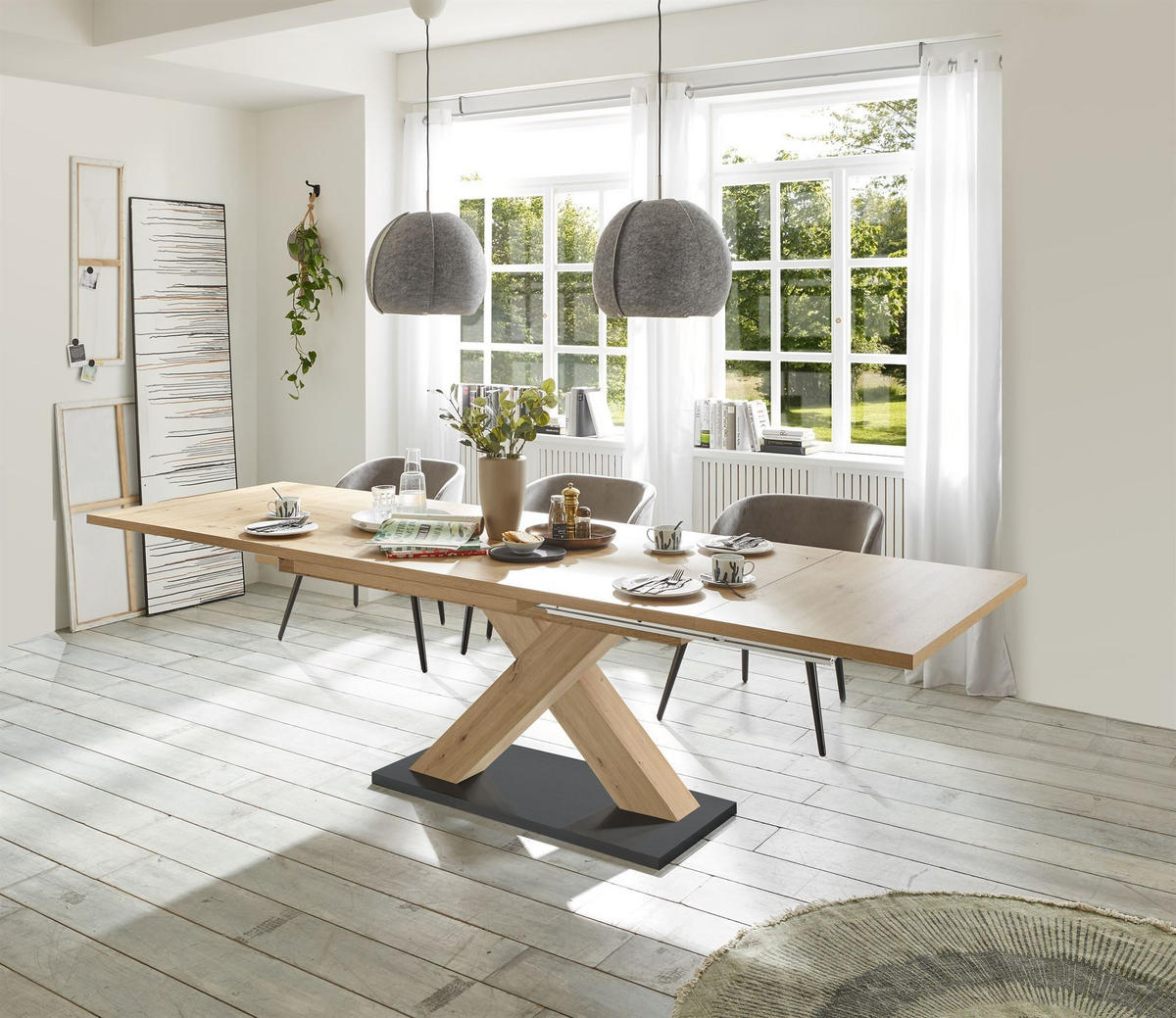 ESSTISCH ausziehbar Elene 180x90x76 Asteiche - Eiche Artisan, Holzwerkstoff (180/90/76cm) - 58aufmkessel