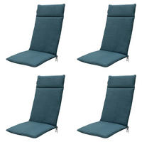 GARTENSTUHLKISSEN Sea 120/50 cm 4er-Set - Grün, Textil (50/8/120cm) - Madison