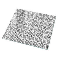 GLASPLATTE 80x60 cm – Geometrische Muster - Blau, Glas (0.4/80/60cm) - ArtPrintCave