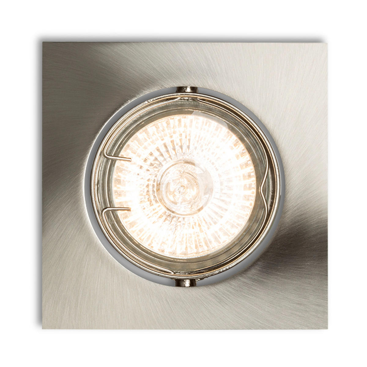 LEUCHTE TOPIC SQ Mattnickel 8 W - Nickelfarben, Metall (83/83/8.3cm) - Rendl