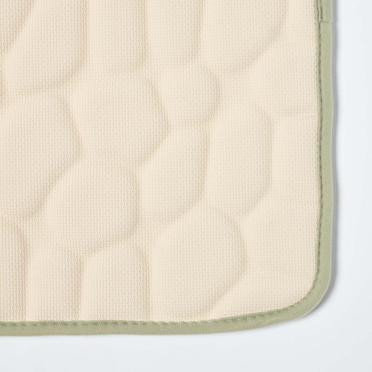 BADEMATTE Memory Foam Kiesel-Design 40/60 cm - Salbeigrün, Textil (40/60cm) - Homescapes