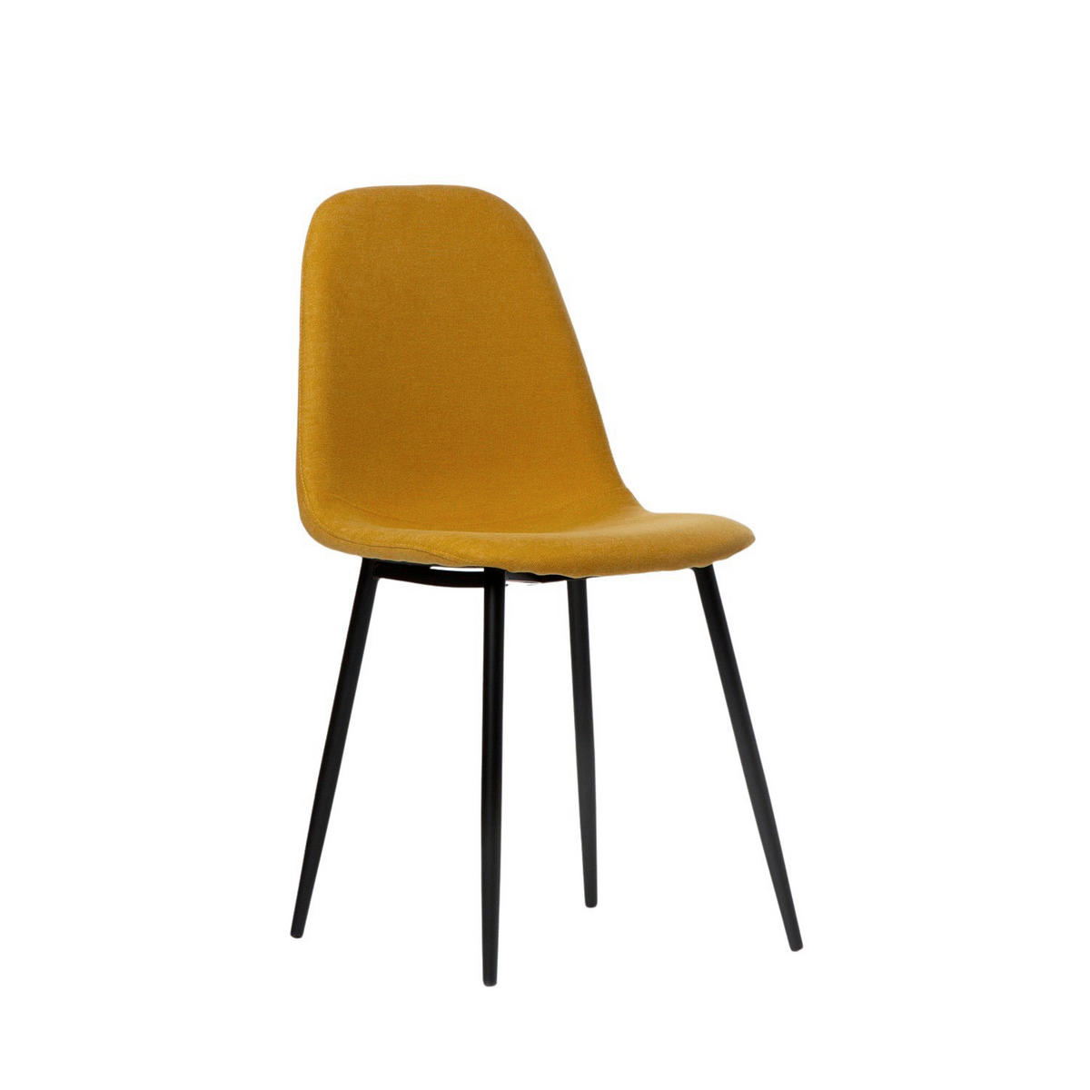 ESSZIMMERSTUHL Ellis Senf / Gelb 45 cm x 86 cm - Dunkelgelb, Textil (45/86/52cm)