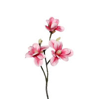 KUNSTPFLANZE Künstliche Magnolien - Herta 40 cm - Rosa, Kunststoff (40cm) - aplanta