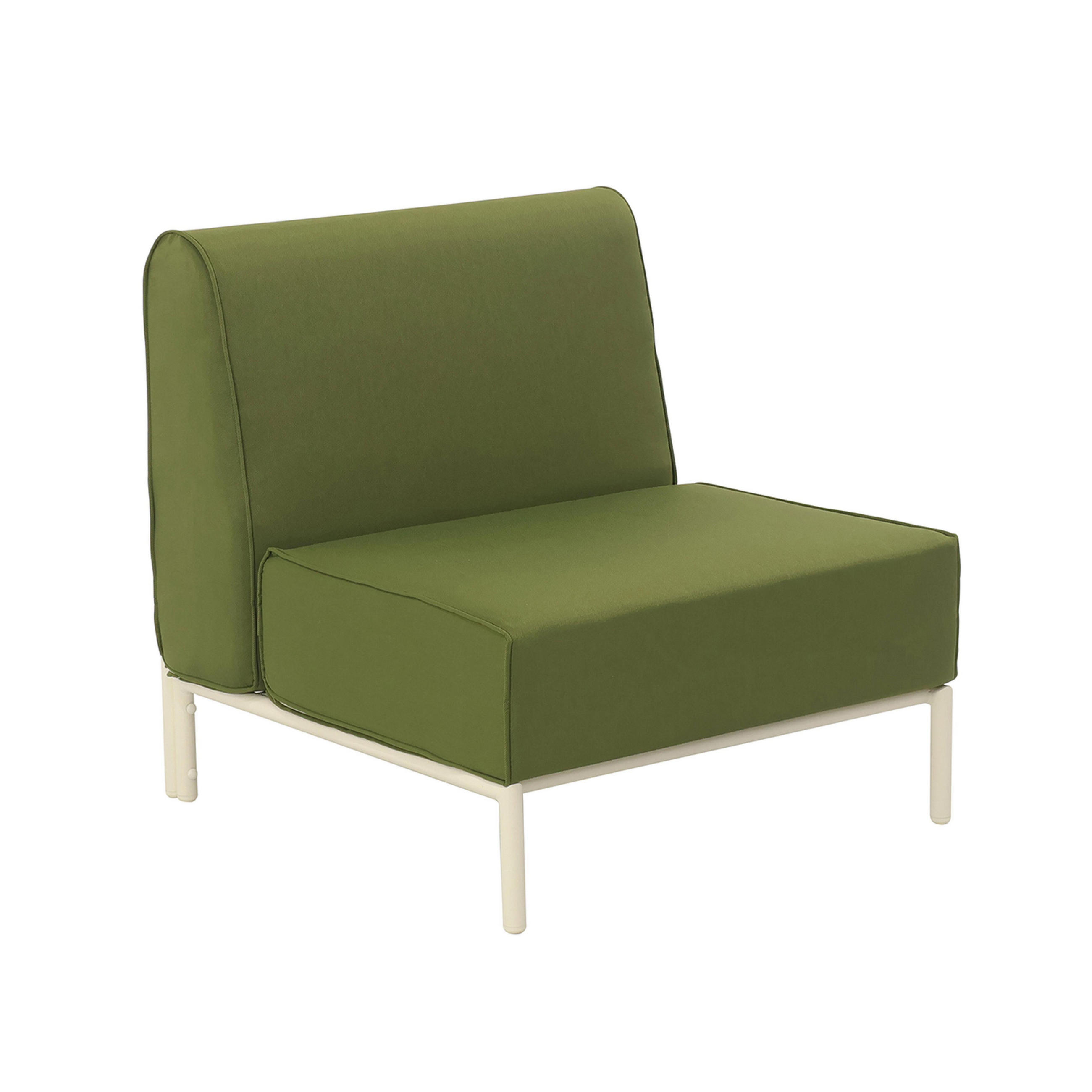 SESSEL, Kakigrün - Grün, Textil (80/78/72cm) - Oviala