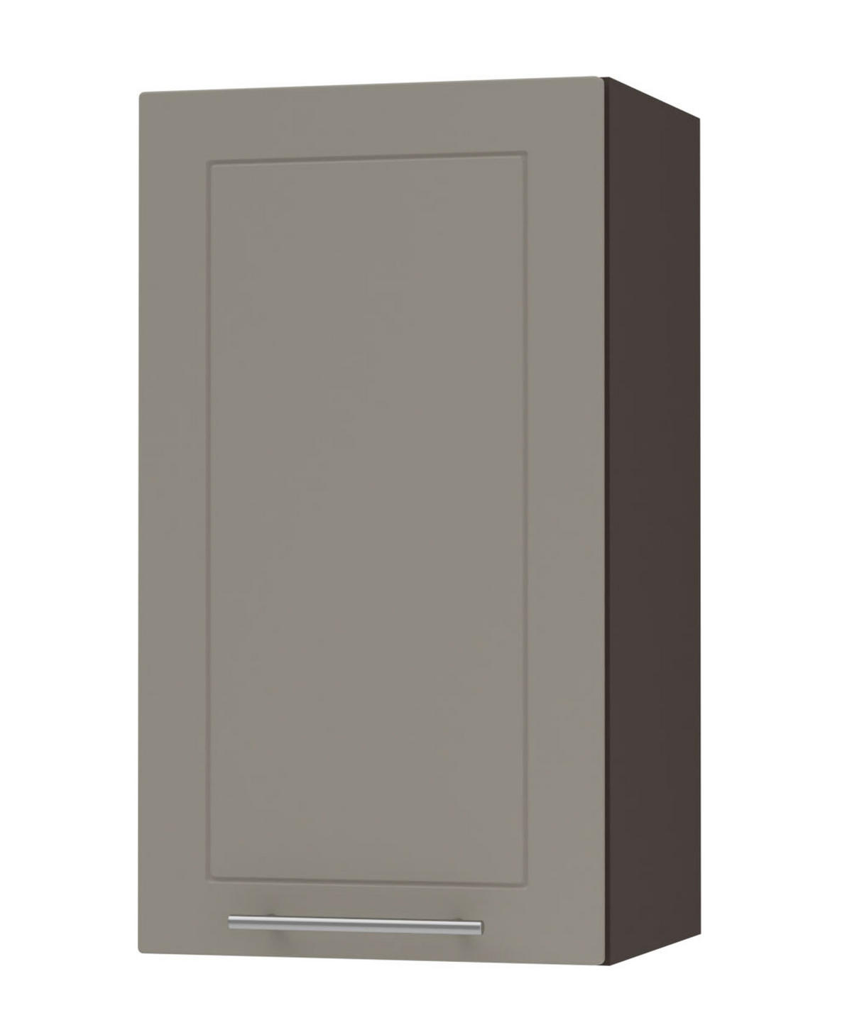 KÜCHENHÄNGESCHRANK Kvantum W2/40 Beige Matt / Lava Matt 40 / 32,5 / 72cm - Dunkelgrau/Beige, Holz/Holzwerkstoff (40/72/32.5cm) - Feldmann-Wohnen