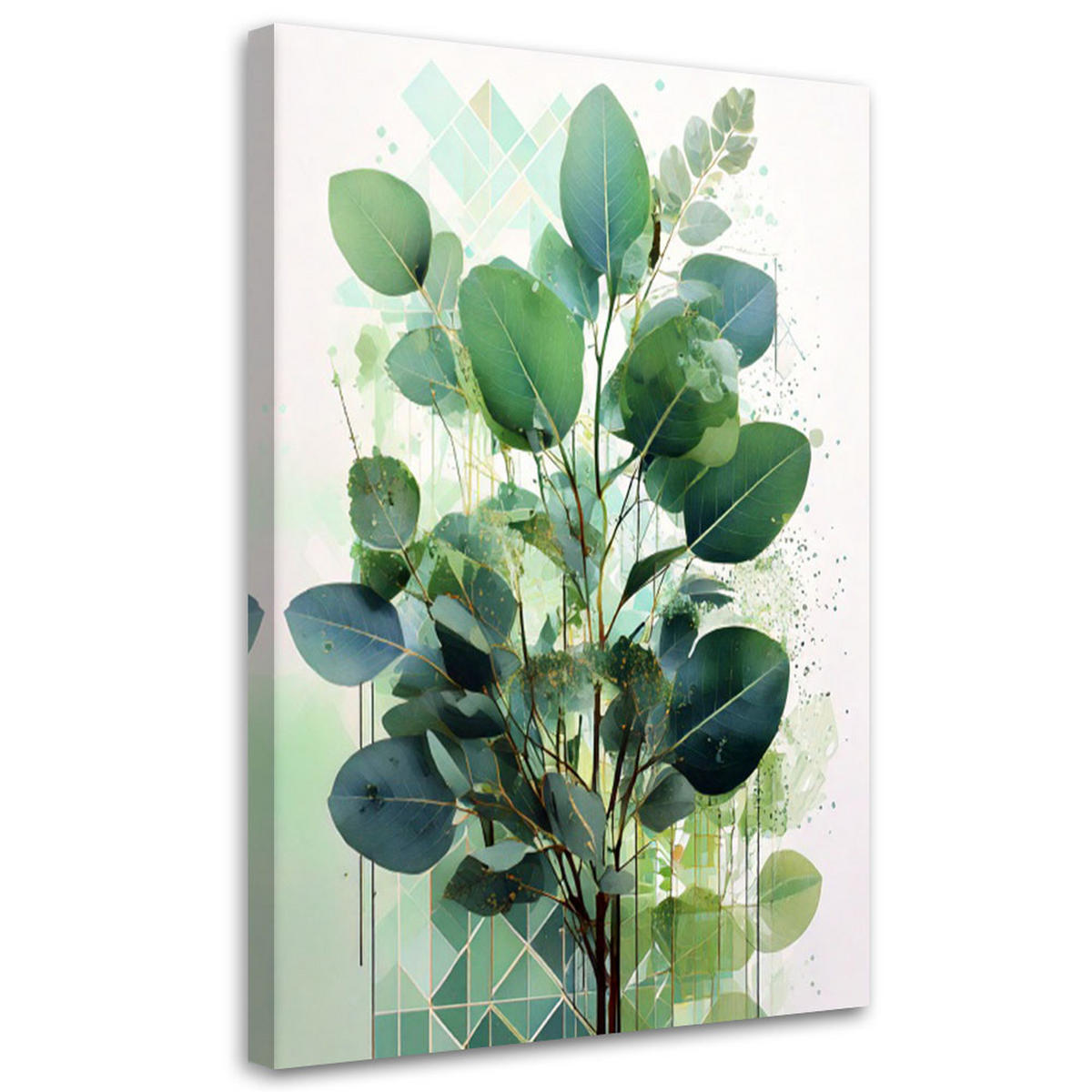 LEINWANDBILD Natur und Botanik 60x90cm - Grün, Textil (60/90cm) - Feeby