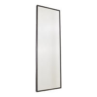 WANDSPIEGEL Rimo Schwarz - Messingfarben, Metall (40/120/4cm) - LOFT42