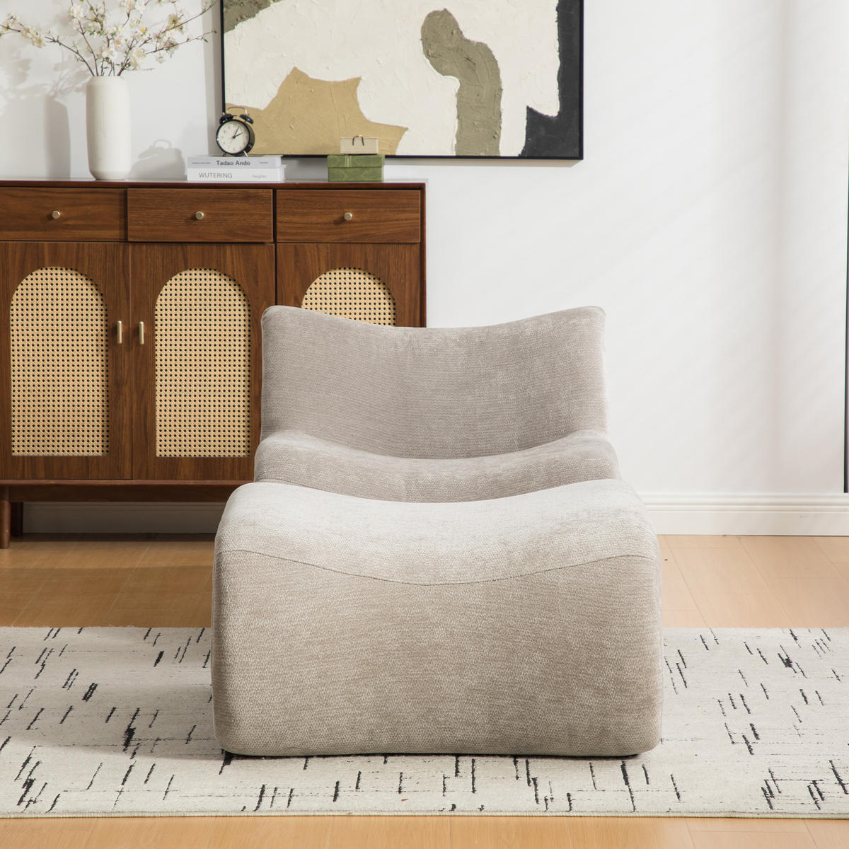 SOFA Chenille Grau - Grau, Textil (83/72.5/181cm) - WISHDOR