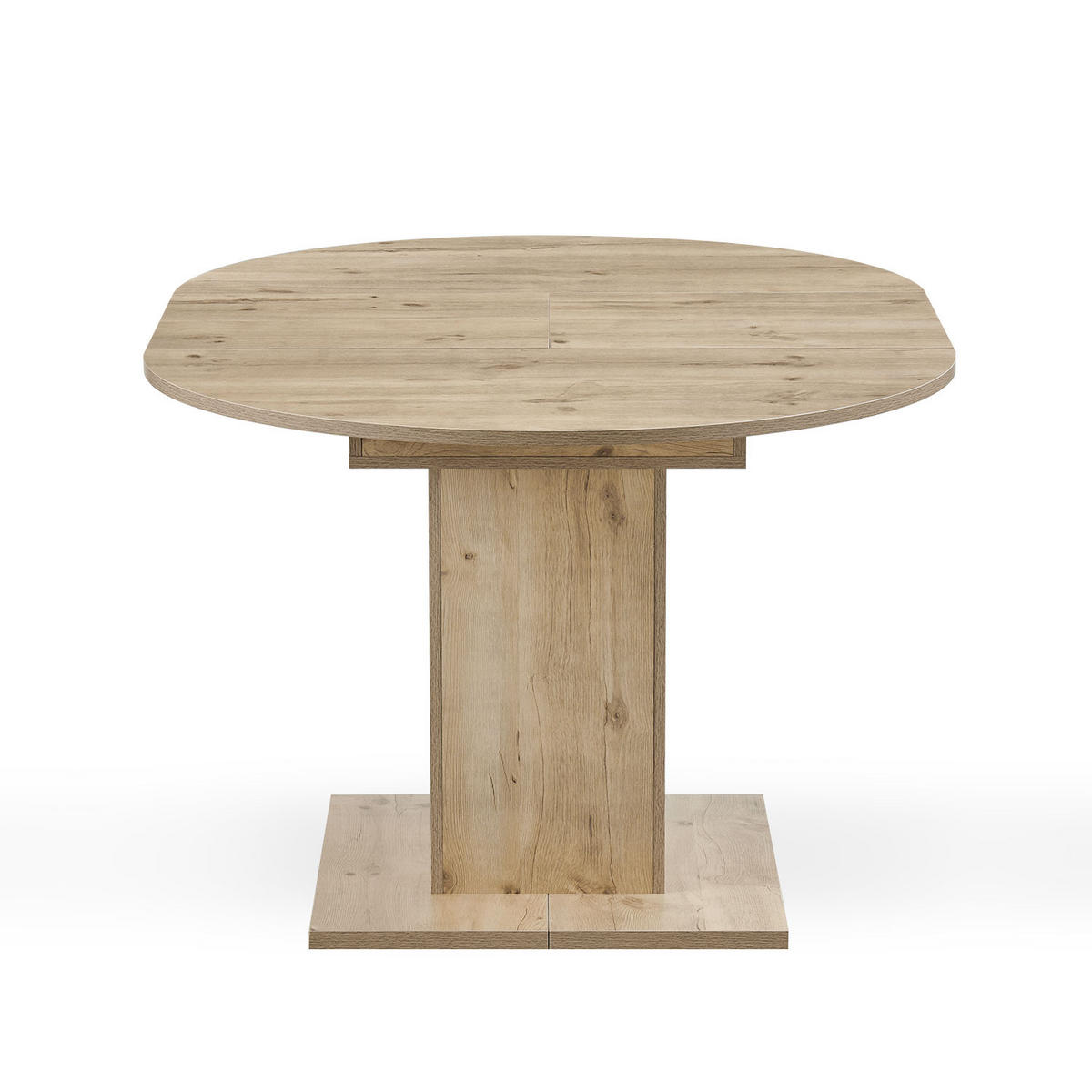ESSTISCH WIM 100-140/100/74 cm - Sandfarben/Eiche San Remo, Holzwerkstoff (100/100/74cm) - B&D Home