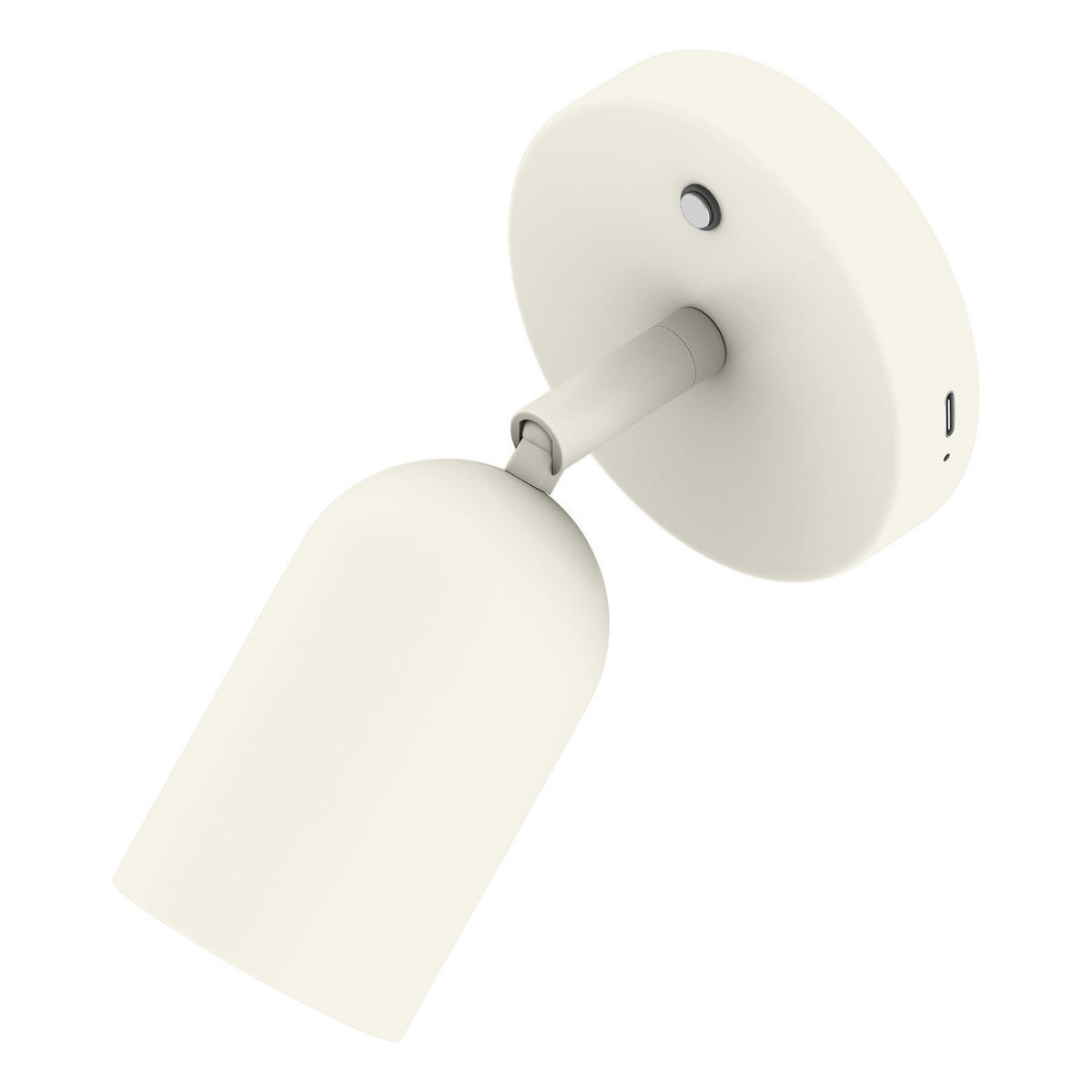 AKKU-WANDLEUCHTE - inkl. Fernbedienung - Dimmbar - Eisen - Beige, Metall (10/15/16cm) - home24