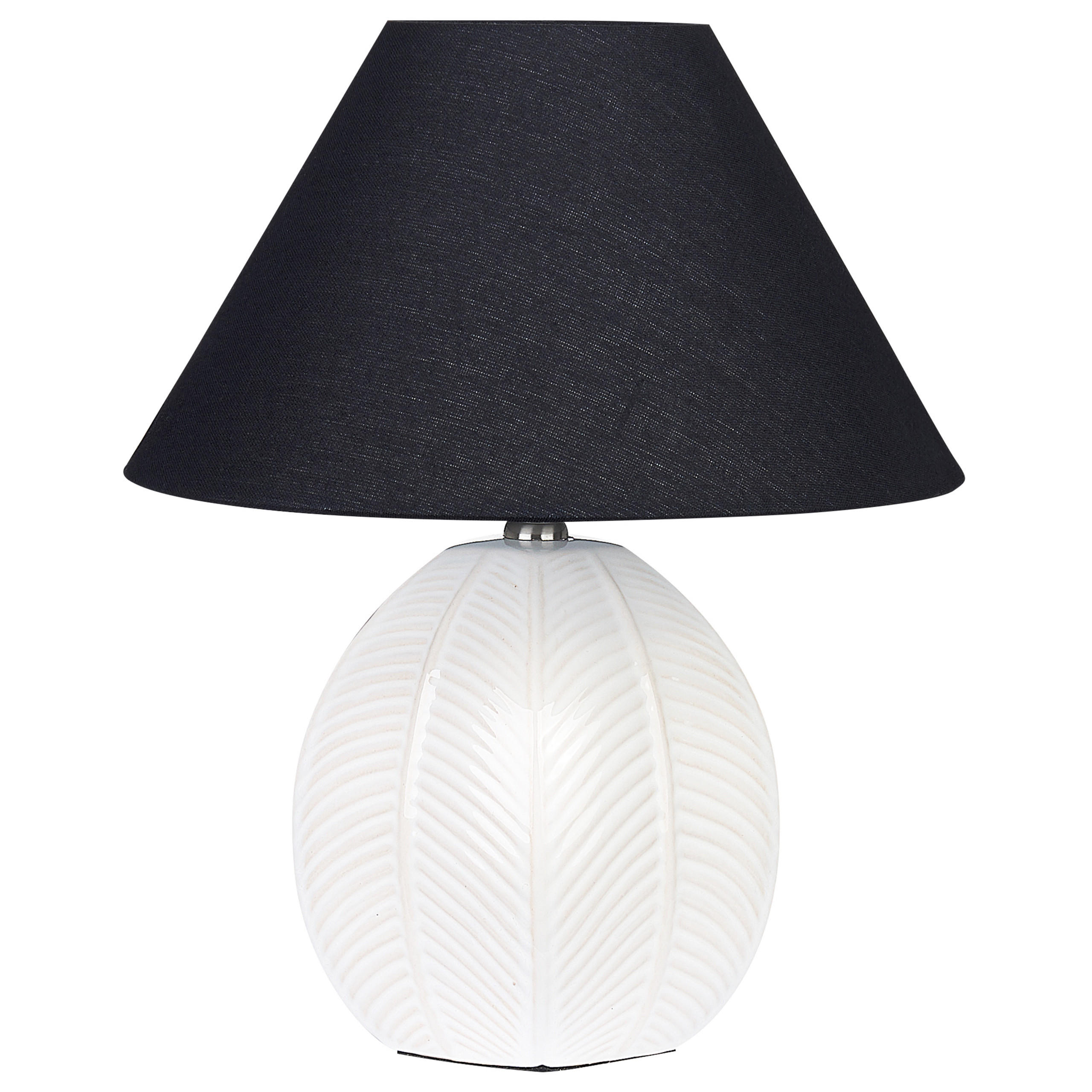 TISCHLAMPE Cadena 34/34/42 cm - Beige, Keramik (34/12/42cm) - Beliani